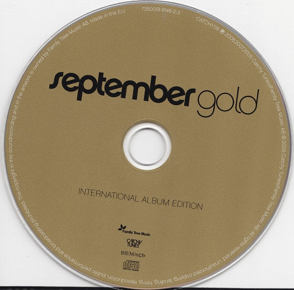 September : Gold (International Album Edition) (CD, Comp, Enh, Sup)