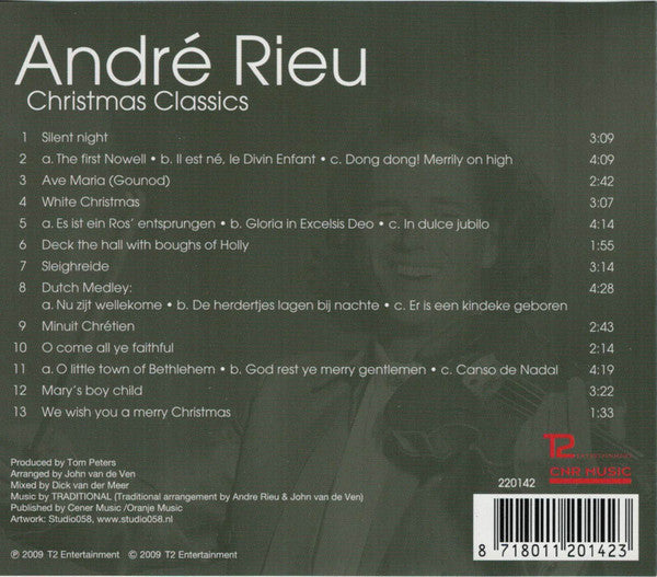 André Rieu : Christmas Classics (CD, Album, RE)