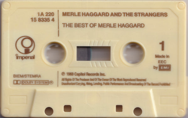 Merle Haggard And The Strangers (5) : The Best Of Merle Haggard (Cass, Comp, RE, Dol)