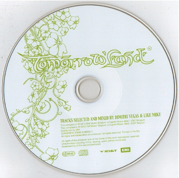 Various : Tomorrow Land - Live Registration 2010 (DVD + CD, Comp, Mixed)