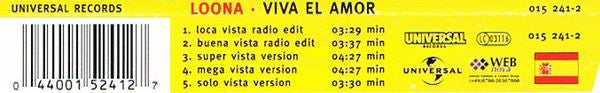 Loona : Viva El Amor (CD, Maxi)