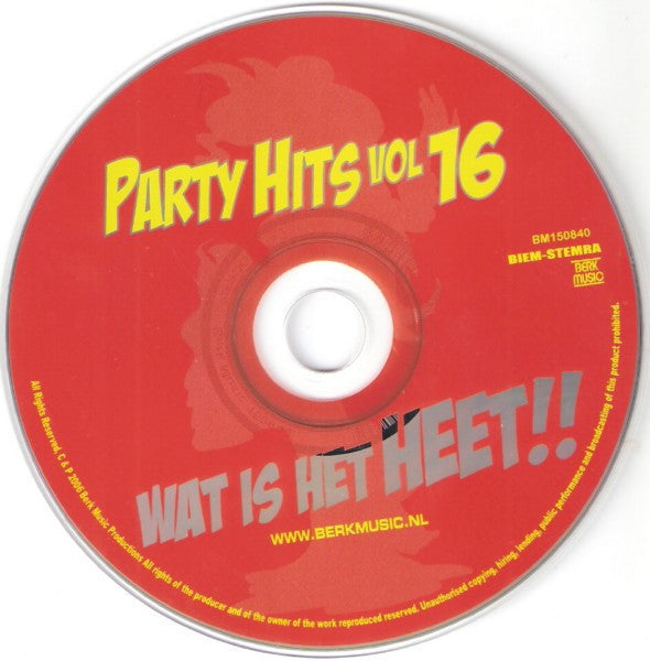 Various : Party Hits Vol. 16 (Wat Is Het Heet) (CD, Comp)