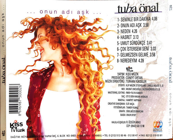 Tûba Önal : Onun Adı Aşk (CD, MiniAlbum)