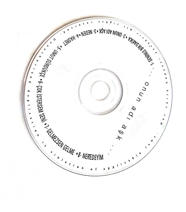 Tûba Önal : Onun Adı Aşk (CD, MiniAlbum)