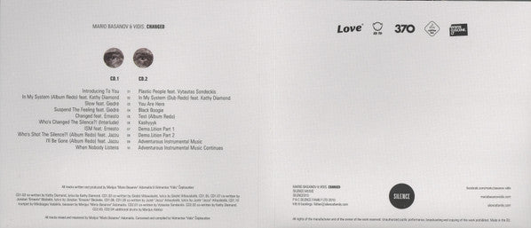 Mario Basanov & Vidis : Changed (2xCD, Album)