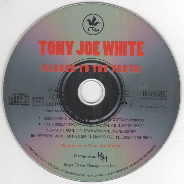 Tony Joe White : Closer To The Truth (CD, Album)