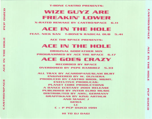 T-Bone Castro / Ace The Space : Ace In The Hole (CD, Maxi)