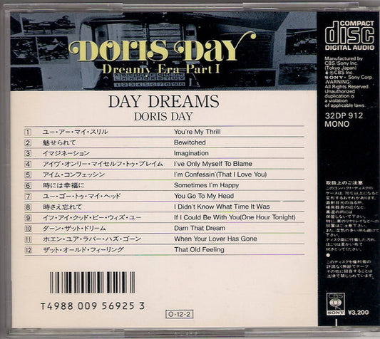 Doris Day : Day Dreams (CD, Album, Mono, RE)