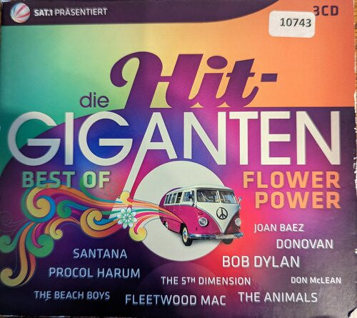 Various : Die Hit-Giganten - Best Of Flower Power (3xCD, Comp)