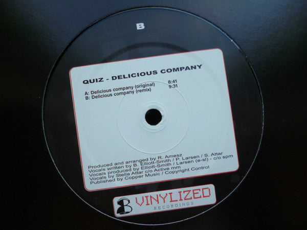 Quiz : Delicious Company (12")