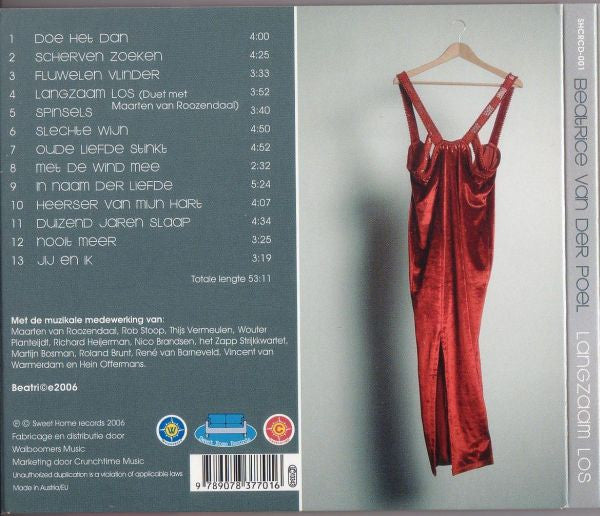 Beatrice van der Poel : Langzaam Los (CD, Album)