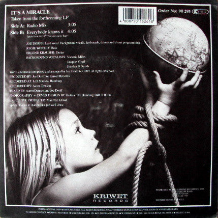 Joe Dorff : It's A Miracle (7")