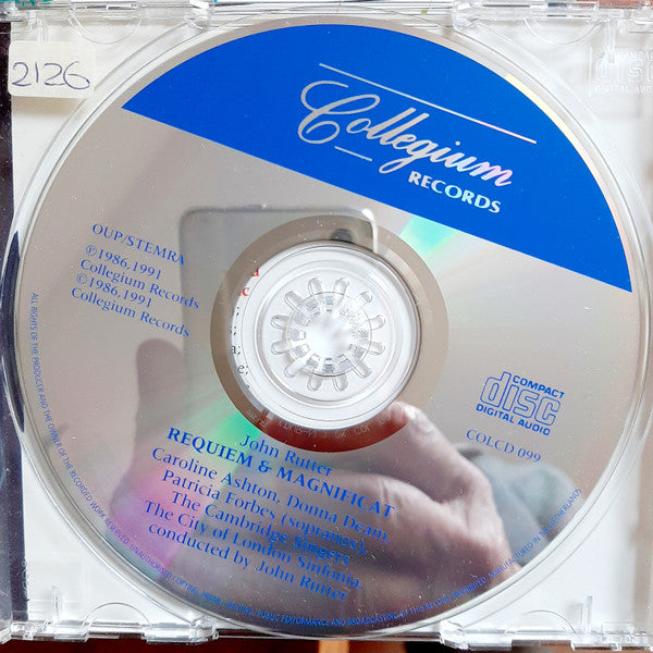 John Rutter - The Cambridge Singers, City Of London Sinfonia Conducted By John Rutter : Requiem & Magnificat (CD, Comp)
