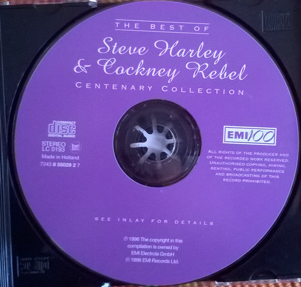 Steve Harley & Cockney Rebel : The Best Of Steve Harley & Cockney Rebel (CD, Comp)
