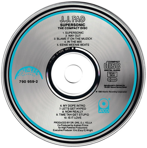 J.J. Fad : Supersonic - The Compact Disc (CD, Album)