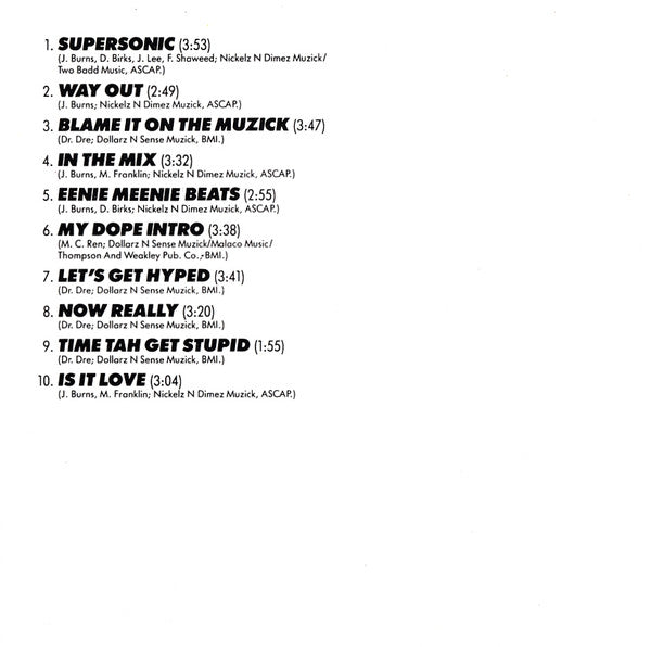 J.J. Fad : Supersonic - The Compact Disc (CD, Album)