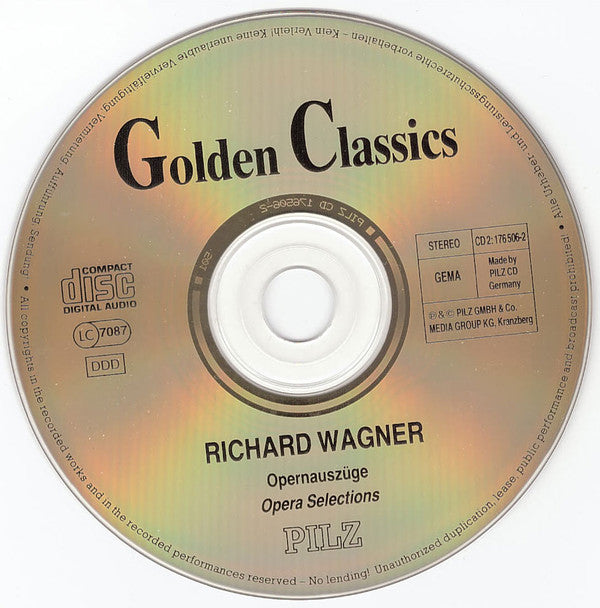 Richard Wagner, Giuseppe Verdi : DDD Golden Classics (2xCD, Comp)