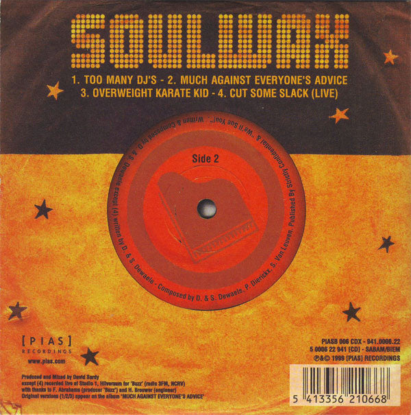 Soulwax : Too Many DJ's (CD, Single)