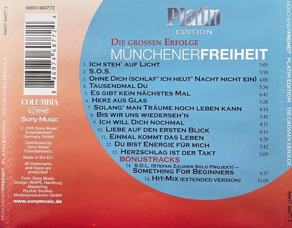 Münchener Freiheit : Die Grossen Erfolge (CD, Comp)