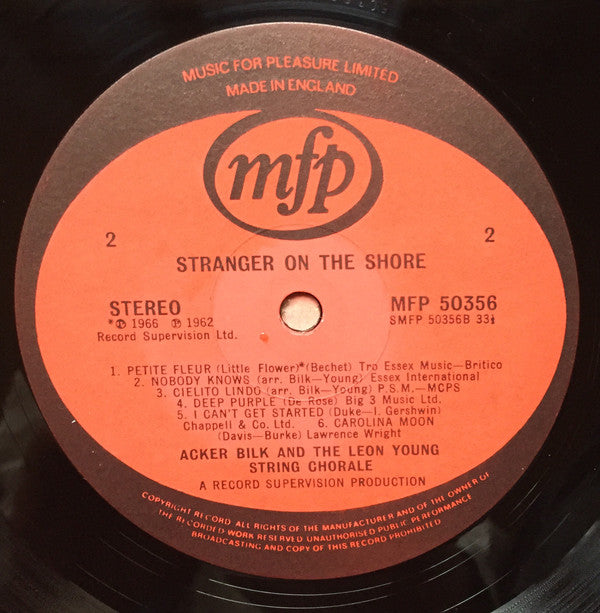 Acker Bilk & The Leon Young String Chorale : Stranger On The Shore (LP, Album, RE)