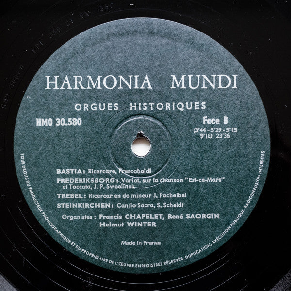 Various : Orgues Historiques (LP, Comp)