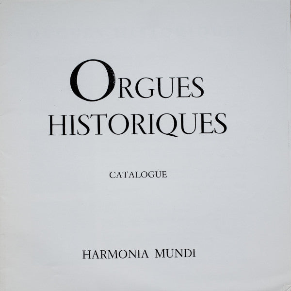 Various : Orgues Historiques (LP, Comp)