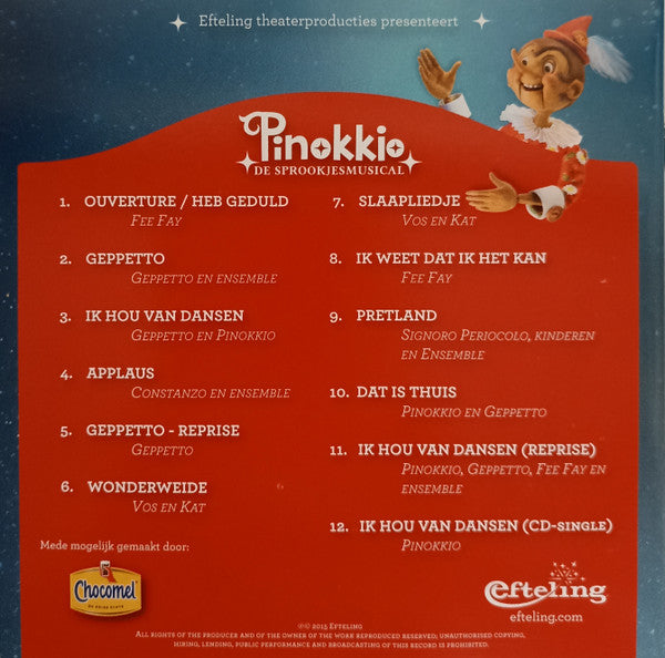Various : Pinokkio De Sprookjesmusical (CD, Album)