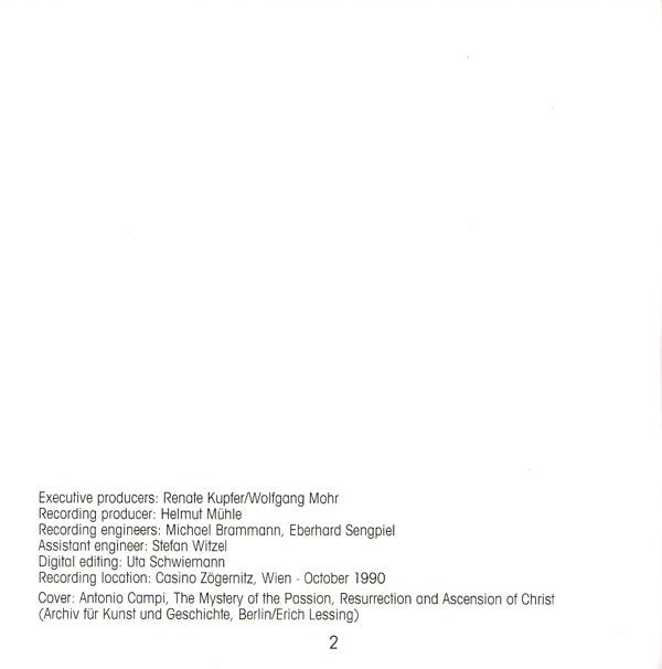 Joseph Haydn - Inga Nielsen, Margareta Hintermeier, Anthony Rolfe Johnson, Robert Holl, Arnold Schoenberg Chor, Concentus Musicus Wien, Nikolaus Harnoncourt : Die Sieben Letzten Worte Unseres Erlösers Am Kreuze (CD, Album, RE)