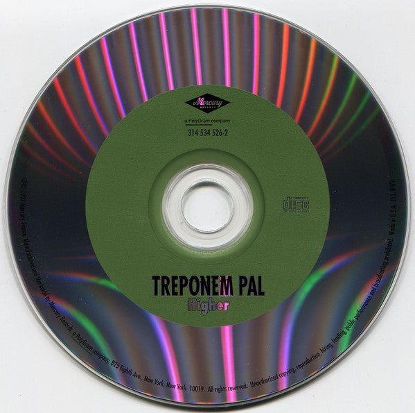 Treponem Pal : Higher (CD, Album)