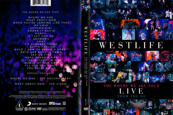 Westlife : The Where We Are Tour Live From The O2 (DVD-V, Multichannel, NTSC, Reg)