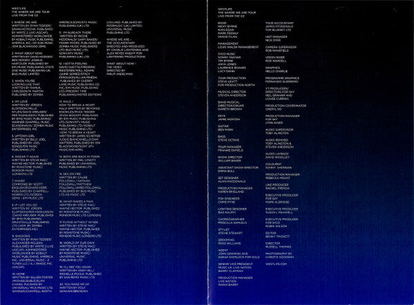 Westlife : The Where We Are Tour Live From The O2 (DVD-V, Multichannel, NTSC, Reg)
