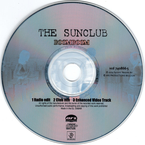 The Sunclub : Boom Boom (Good Time) (CD, Single, Enh)