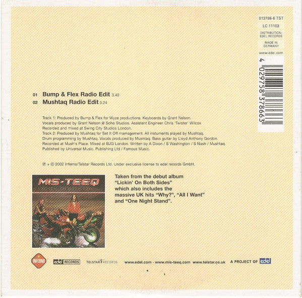 Mis-Teeq : B With Me (CD, Single)
