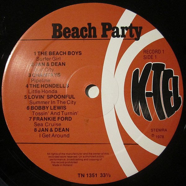 Various : Beach Party (2xLP, Comp, Gat)