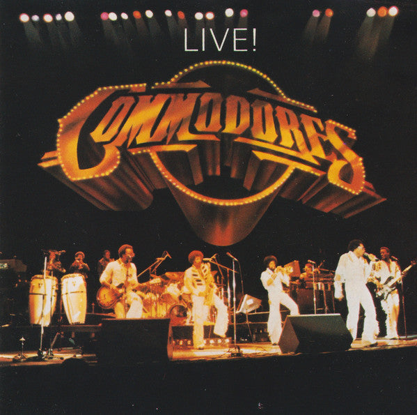 Commodores : Live! (CD, Album, RE, PDO)