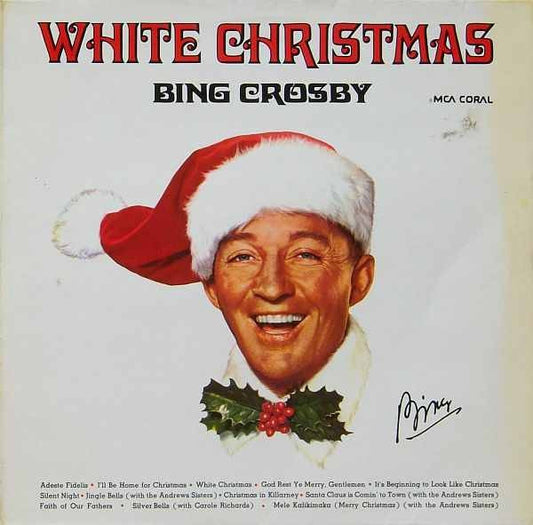 Bing Crosby : White Christmas (LP, Album, RE, RP)