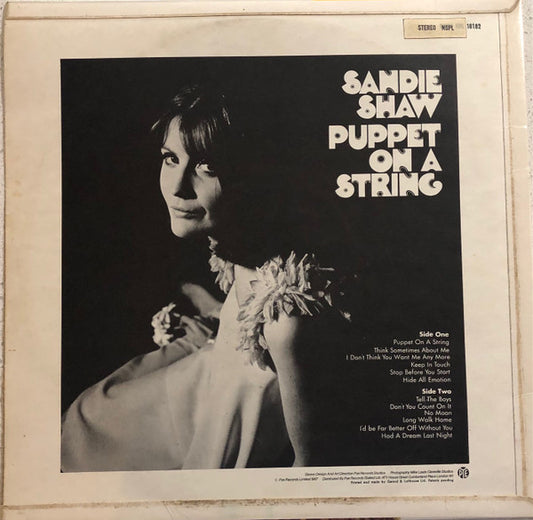 Sandie Shaw : Puppet On A String (LP, Album)