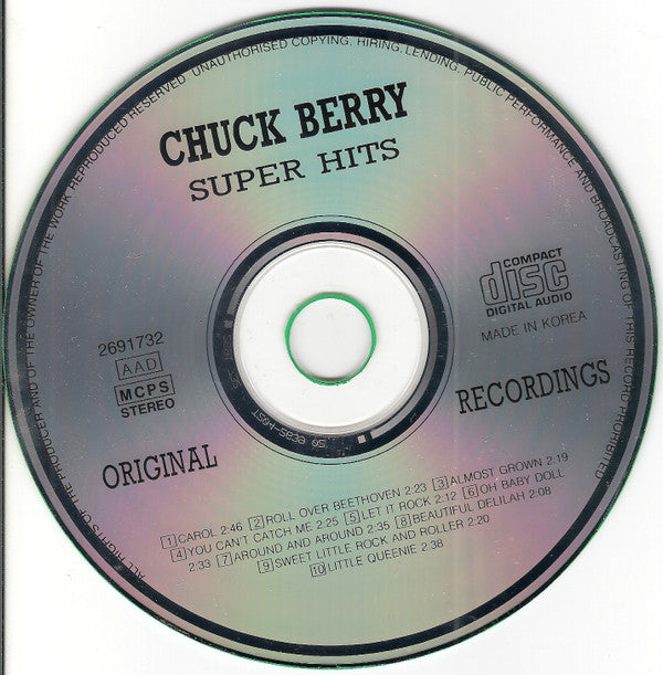 Chuck Berry : Super Hits (CD, Comp)