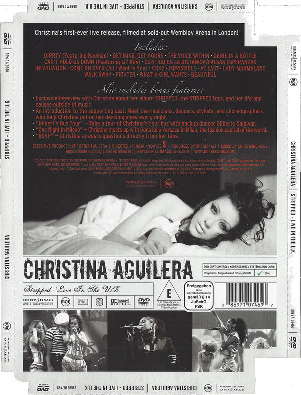 Christina Aguilera : Stripped (Live In The U.K.) (DVD)