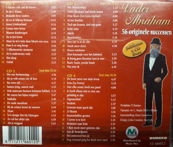 Vader Abraham : 30 Jaar Artiest - 56 Originele Successen (4xCD, Comp, 4 C)