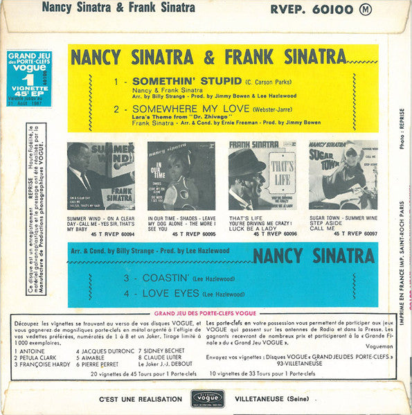 Frank* & Nancy Sinatra : Somethin' Stupid (7", EP)