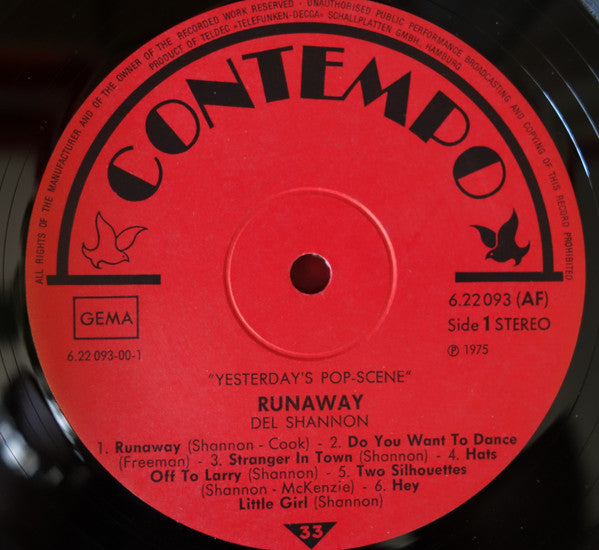 Del Shannon : Runaway (LP, Comp)