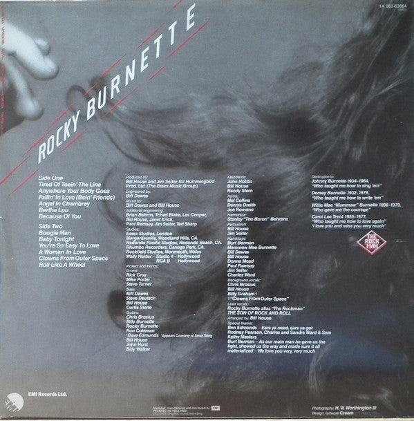 Rocky Burnette : The Son Of Rock And Roll (LP)