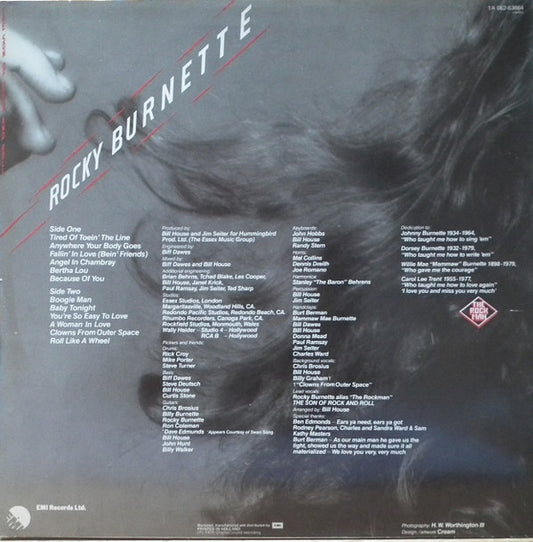 Rocky Burnette : The Son Of Rock And Roll (LP)