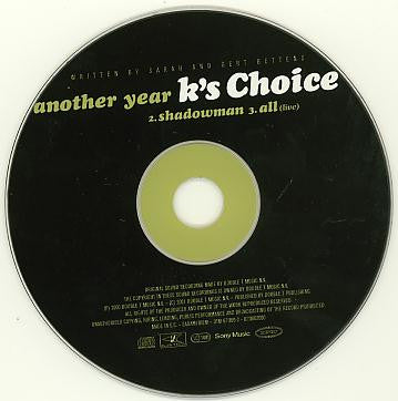 K's Choice : Another Year (CD, Maxi)