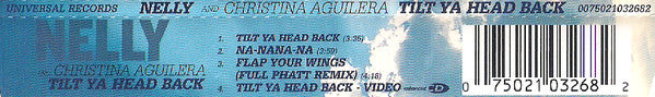 Nelly And Christina Aguilera : Tilt Ya Head Back (CD, Maxi, Enh)