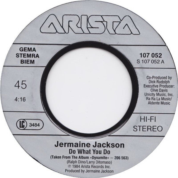 Jermaine Jackson : Do What You Do (7", Single)