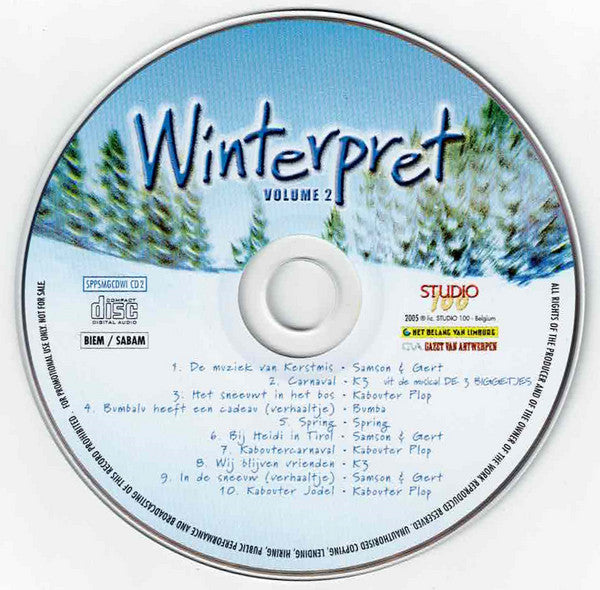 Various : Winterpret Volume 2  (CD, Comp, Promo)