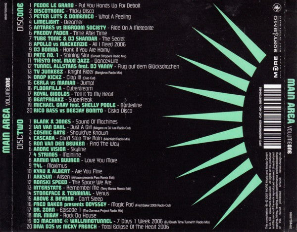 Various : Main Area Volume One (2xCD, Comp)