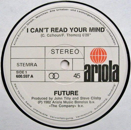 Future (11) : I Can't Read Your Mind (12")